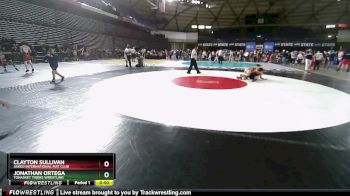 115 lbs Cons. Round 4 - Jonathan Ortega, Tonasket Tigers Wrestling vs Clayton Sullivan, Askeo International Mat Club