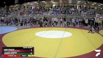 70 lbs Champ. Round 1 - Ledger Kemper, Hi Desert Mat Club vs Jace Trautz, Legacy Elite Wrestling Club