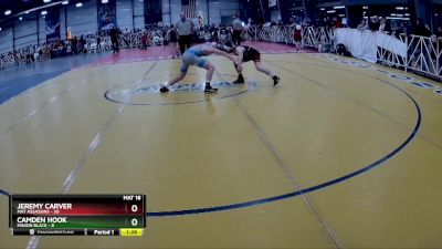 105 lbs Rd# 8- 12:30pm Saturday Final Pool - Jeremy Carver, Mat Assassins vs Camden Hook, Minion Black