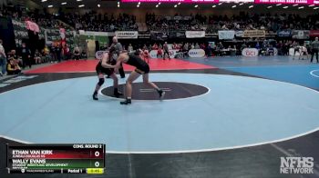 152 lbs Cons. Round 2 - Ethan Van Kirk, Juneau-Douglas HS vs Wally Evans, Student Wrestling Development Program