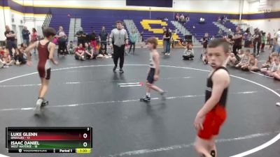 65 lbs Round 3 (6 Team) - Isaac Daniel, West Wateree vs Luke Glenn, Grizzlies