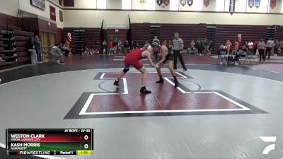 JV-33 lbs Quarterfinal - Kash Morris, Alburnett vs Weston Clark, Union, LaPorte City