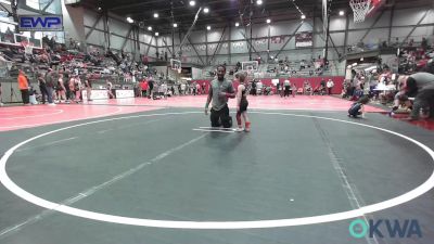 43 lbs Quarterfinal - Jensen Freeman, HURRICANE WRESTLING ACADEMY vs JD Baker, Hilldale Youth Wrestling Club