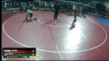 145 lbs Cons. Semi - Gabriel Lemos, California vs Zack Butt, Utah