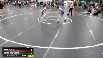 132 lbs Champ. Round 1 - Kash Schiltz, Next Level Training Academy vs Drake Arensdorf, Ogallala Youth Wrestling