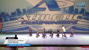 Palm Beach Lightning - LOVE BUGS [2024 L1 Tiny - Novice - Restrictions Day 1] 2024 Athletic Championships Orlando Nationals