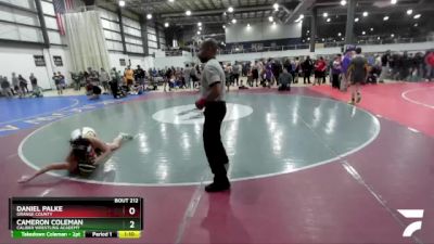 147 lbs Semifinal - Daniel Palke, Orange County vs Cameron Coleman, Caliber Wrestling Academy