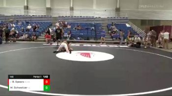 148 lbs Champ. Round 2 - Braedon Spears, Red Cobra Wrestling Academy vs Mason Schweitzer, Kentucky Extreme