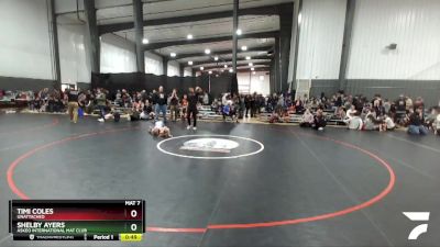 70 lbs Round 1 - Shelby Ayers, Askeo International Mat Club vs Timi Coles, Unattached