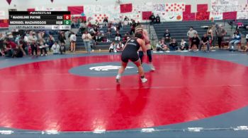 155 lbs 1st Place Match - Meribel Mazariegos, Hoquiam (Girls) vs Madeline Payne, Black Hills (Girls)