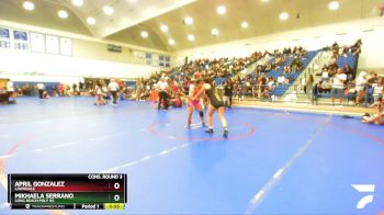 145 lbs Cons. Round 3 - Mikhaela Serrano, Long Beach Poly HS vs April Gonzalez, Lawndale