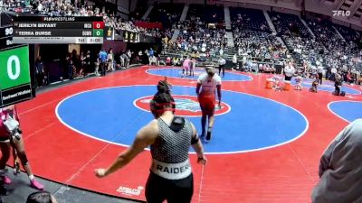 170 lbs Champ. Round 1 - Terra Burse, Southeast Whitfield vs Jerilyn Bryant, McIntosh County Academy