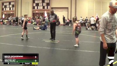 92 lbs Finals (8 Team) - Bryce Ostaszewski, Gotham City vs Benton Alt, Armory Athletics