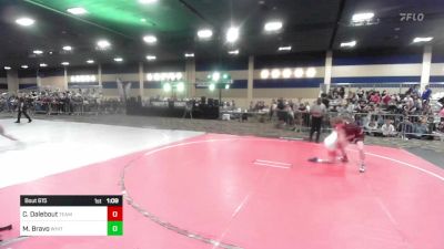 126 lbs Round Of 16 - Cody Dalebout, Team Thunder WC vs Michael Bravo, White Star WC