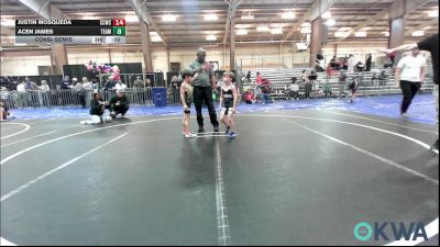 61 lbs Quarterfinal - Jase Dyer, Marlow Outlaws vs Teller Crane, Shelton Wrestling Academy