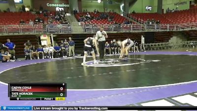 113 lbs Semis & Wb (16 Team) - Tate Horacek, Blair vs Cadyn Coyle, Bennington