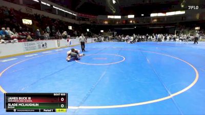 138 lbs Cons. Round 4 - Slade McLaughlin, Basha vs James Buck III, Sahuarita High School