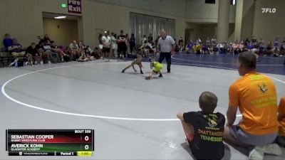 50 lbs Cons. Semi - Averick Kohn, Gladiator Academy vs Sebastian Cooper, Rabbit Wrestling Club