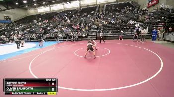 141 lbs Semifinal - Justice Smith, Logan High School vs Oliver Balmforth, Cedar Valley