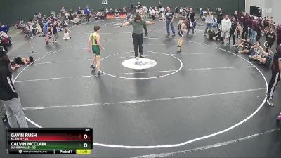 85 lbs Placement (4 Team) - Gavin Rush, KC Elite vs Calvin McClain, Summerville