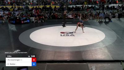 113 lbs Rnd Of 16 - Nicolas Enzminger, ND vs Caleb Noble, IL