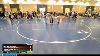 102 lbs Round 2 - Jaysen Topham, Juab Wrestling Club (JWC) vs Malachi Knowles, Top Of Utah