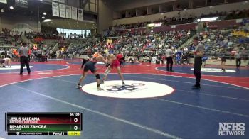 6A 138 lbs Semifinal - Jesus Saldana, Fort Smith Northside vs Dimarcus Zamora, Heritage