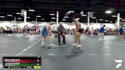 195 lbs Round 2 (4 Team) - Nico Gonzalez, Este Built Elite vs Connor White, Iron Horse Gray