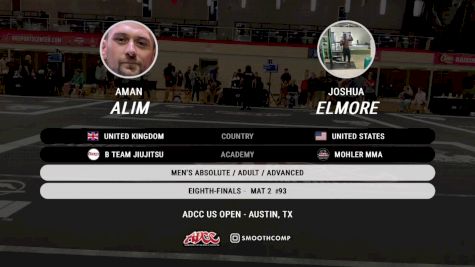 Aman Alim vs Joshua Elmore 2024 ADCC Austin Open