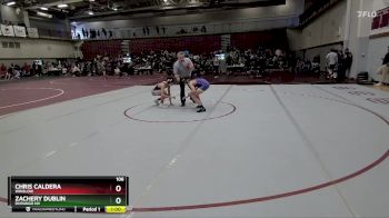 106 lbs Cons. Round 1 - Zachery Dublin, Durango NV vs Chris Caldera, Winslow