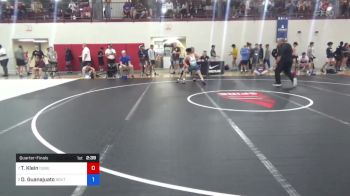 55 kg Quarterfinal - Tyler Klein, Dubuque RTC vs Davian Guanajuato, Southern Illinois Regional Training Center