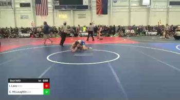 102 lbs Consi Of 8 #1 - Isaiah Lara, Rebel WC vs Carter McLaughlin, USA Gold