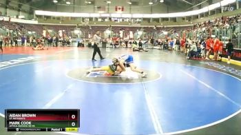 101 lbs Champ. Round 2 - Aidan Brown, St Anthonys vs Mark Cook, Attica-Batavia Sr HS