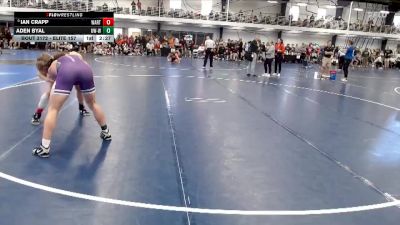 Elite 157 lbs Cons. Round 6 - Aden Byal, Wisconsin-Whitewater vs Ian Crapp, Wartburg