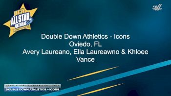 Double Down Athletics - Icons [2026 L4 Junior - Flex - D2 Day 1] 2026 UCA & UDA All Star Nationals