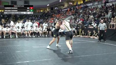 215 lbs Finals (1st & 3rd) - Holden Hansen, Southeast Polk vs Carson Slorah, Indianola