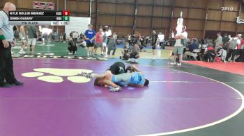 130 lbs 7th Place - Kyle Rollin Menuez, Black Fox vs Owen Oleary, Ridge High School