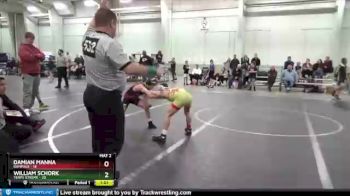 76 lbs Round 5 (8 Team) - Damian Manna, Rampage vs William Schork, Terps Xtreme