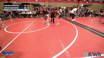 76 lbs Consi Of 8 #2 - Acelynn Hauenstein, Tiger Trained Wrestling vs Westin Wadsworth, Morris Wrestling Association