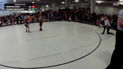23 lbs 3rd Place Match - Memphis Ehrke, Palmer vs Maddex Brouillette, York Wrestling Club