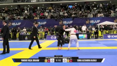 Sonia Alexandra Rajraji vs Yameme Faiçal Ibrahim 2026 European Jiu-Jitsu IBJJF Championship