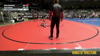 60 lbs Consi Of 8 #1 - Heidi Robinson, Cabot Wrestling Club vs Ellie Perow, Michigan Premier Wrestling Club