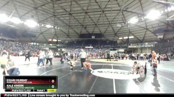 85++ Round 2 - Kale Kinerk, Mat Rats Rebooted Wrestling vs D`Kari Murray, Moses Lake Wrestling Club