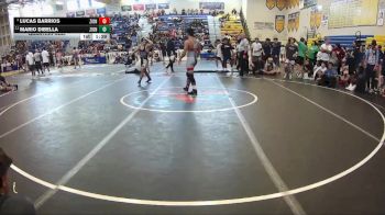 126 lbs Quarterfinal - Lucas Barrios, Kongkrete Wrestling Academy vs Mario DiBella, Applied Pressure