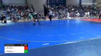 90 lbs Quarterfinal - Jackson Brickley, Level Up vs Jacoby Stanley, Dragons Junior Wrestling Club