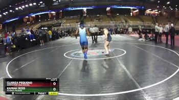 130 lbs Champ. Round 2 - Clariza Pequeno, North Port High School vs Kamiah Ross, Florida Phoenix