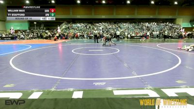 92 lbs Round Of 16 - William Max, Savage House Wrestling Club vs Ty Stafford, All-Phase Wrestling