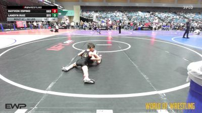 58 lbs Consi Of 8 #1 - Dayvion Espino, Oakdale vs Landyn Ruiz, Silvaback Training Center