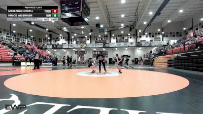 73 lbs Rr Rnd 1 - Marleigh Howell, Poteau High School Girls vs Khloe Weisinger, Wyandotte HS Girls