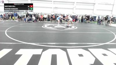 E-190 lbs Consi Of 8 #1 - Breyden Hill, OH vs Hunter Romano, IL